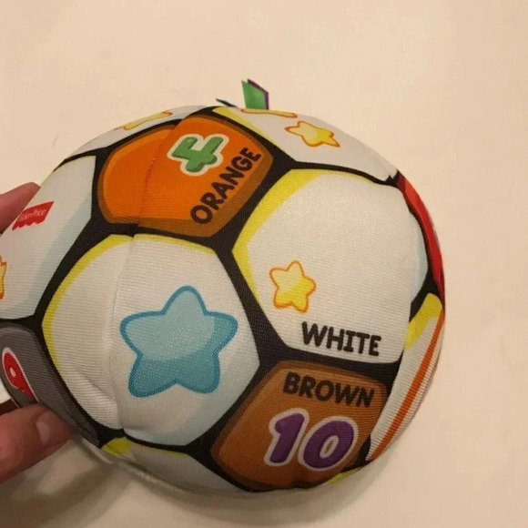 Fisher-Price Laugh & Learn Singin' Soccer Ball 8" Baby Plush Toy 2013 Working - Picture 9 of 11